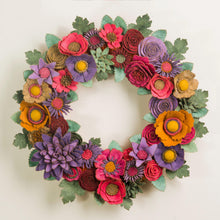Couronne florale en feutrine - image 13