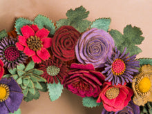 Couronne florale en feutrine - image 14
