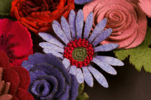 Couronne florale coloree en feutrine - image 15