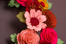 Couronne florale en feutrine - image 15
